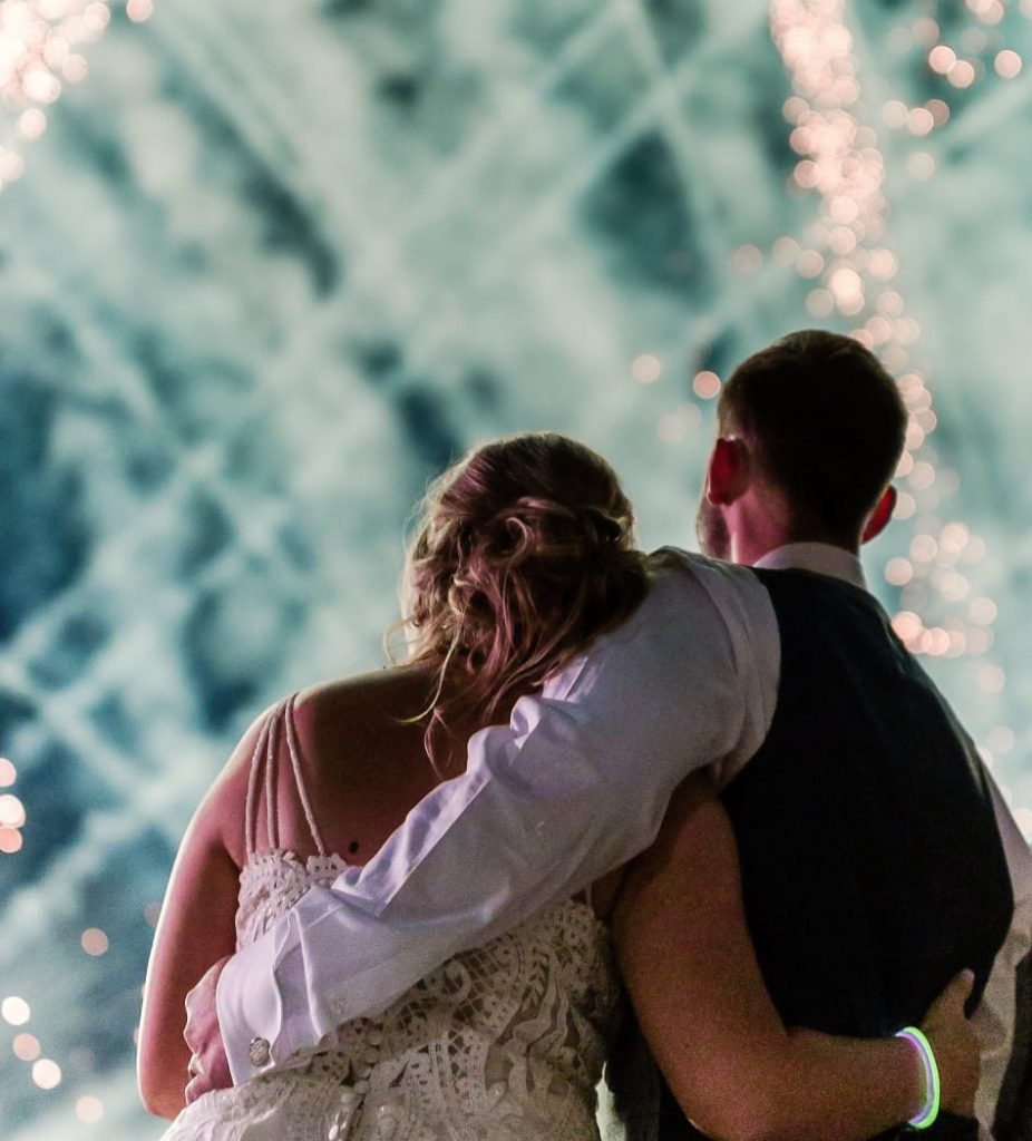wedding fireworks